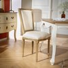 Chaise lin beige