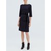 Robe en laine bleu marine