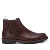 Bottines chelsea homme cuir marron