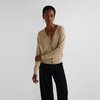 Gilet beige cachemire femme