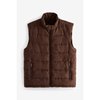 Gilet sans manche marron homme