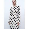 Robe longue à pois Mango