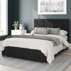 Black double bed frame