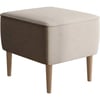 Beige Bouclé Et Bois Clair Castel