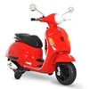 Moto électrique rouge