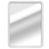 Miroir cadre blanc