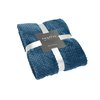 Plaid bleu nuit