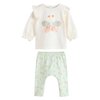 Papillon Blanc Et Vert Sauge