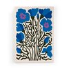 Imprimé Fleurs Bleues