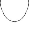 Collier homme acier noir
