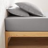 Drap housse gris perle