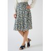 Bleu Marine Petites Fleurs