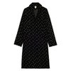 Manteau boutons dorés femme