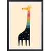 Affiche + Cadre En Bois - Noir