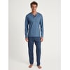 Pyjama CALIDA Relax Imprint Homme - Coton Confortable Bleu Dark Sapphire