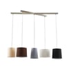 Blanc, Brun, Gris, Beige, Noir, Nickel Satiné