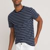 Blue and white striped shirt men's