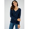 Cardigan bouton bijoux