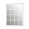 White wood mirror