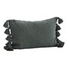 Housse de coussin pompons madame stoltz
