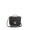 Borsa a tracolla in pelle da donna nera