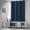 Rideau jacquard bleu