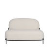 Banquette bouclette blanc