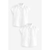 Chemise blanche manche courte fille