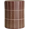 Marron Mat Avec Lignes Contrastées