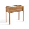 Wooden plant pot