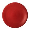 Assiette grise et rouge