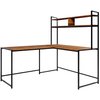 Bureau d'angle industriel