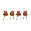 Chaise terracotta