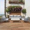 Salon de jardin 5 places aluminium