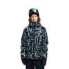 Noir Kids Spiral Print Black