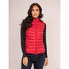 Doudoune sans manche femme bordeaux