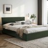 Lit coffre 160x200 velours