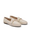 Beige loafers women's