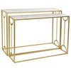 Console laiton marbre