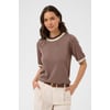 Beige Deep Taupe/Multi Stripes