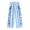 Rayures Nautiques Bleues Et Blanches