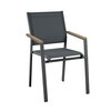Chaise jardin aluminium textilene