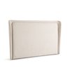 Tête de lit tissu beige