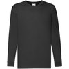 Tee shirt noir manche longue fille