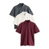 Gris/Écru/Rouge Bordeaux