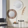 White round mirror