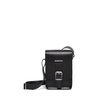 Sac pochette cuir noir femme