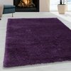 Tapis shaggy mauve