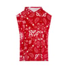 Rouge Hibiscus Boho Bandana Bico