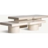 Beige Effet Marbre Naturel